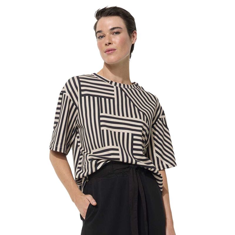 Marco Polo Spliced Stripe Tee image number 0